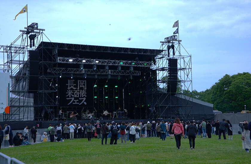 ながおか米百票フェス～花火と食と音楽と～